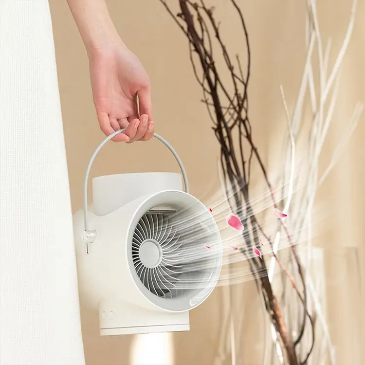 Summer new desktop usb fan mini portable air conditioner fan with night light portable aromatherapy air cooler