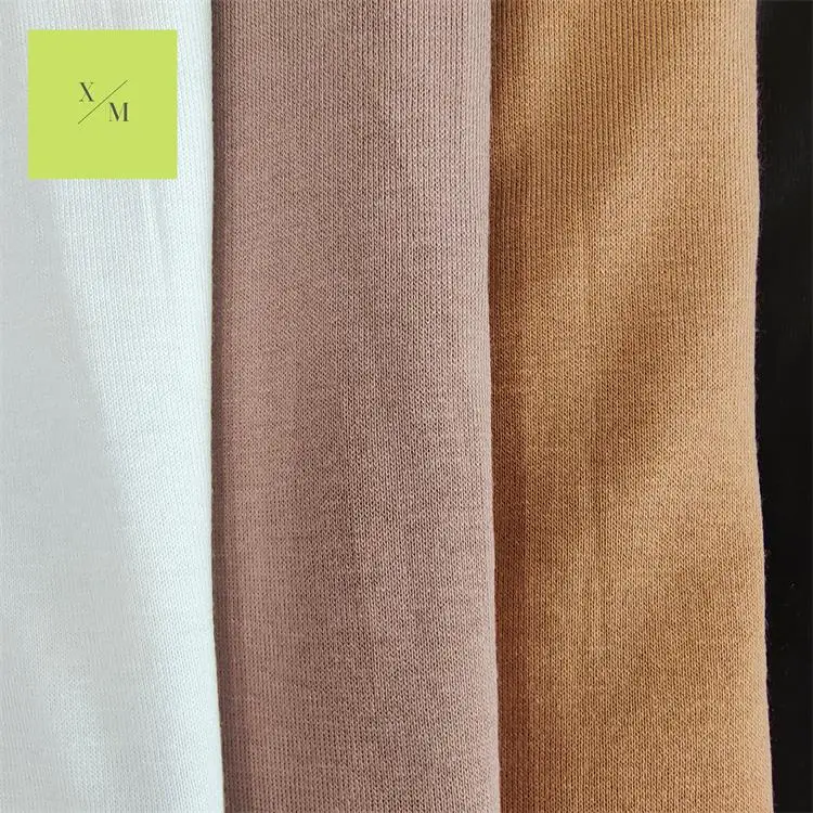 
Super strech VISCOSE SPANDEX 180 GSM plain interlock style tear resistance stretch quick dry used in skirts suit dress suit 