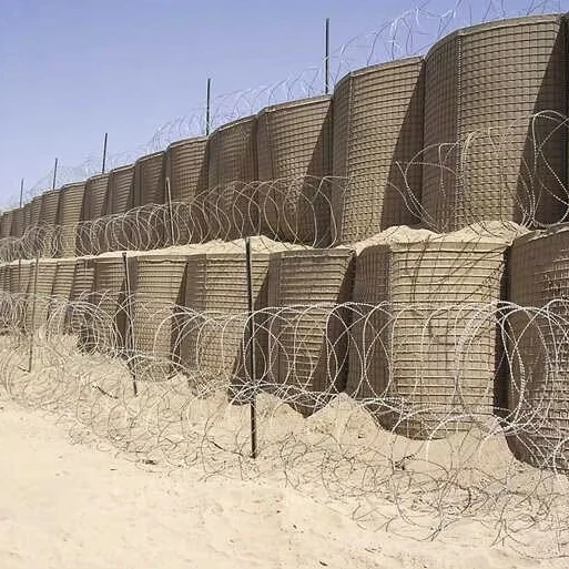 High Safety Bastion Barrier Sand Bag Gabion Wall Defensive Barrier for Sale