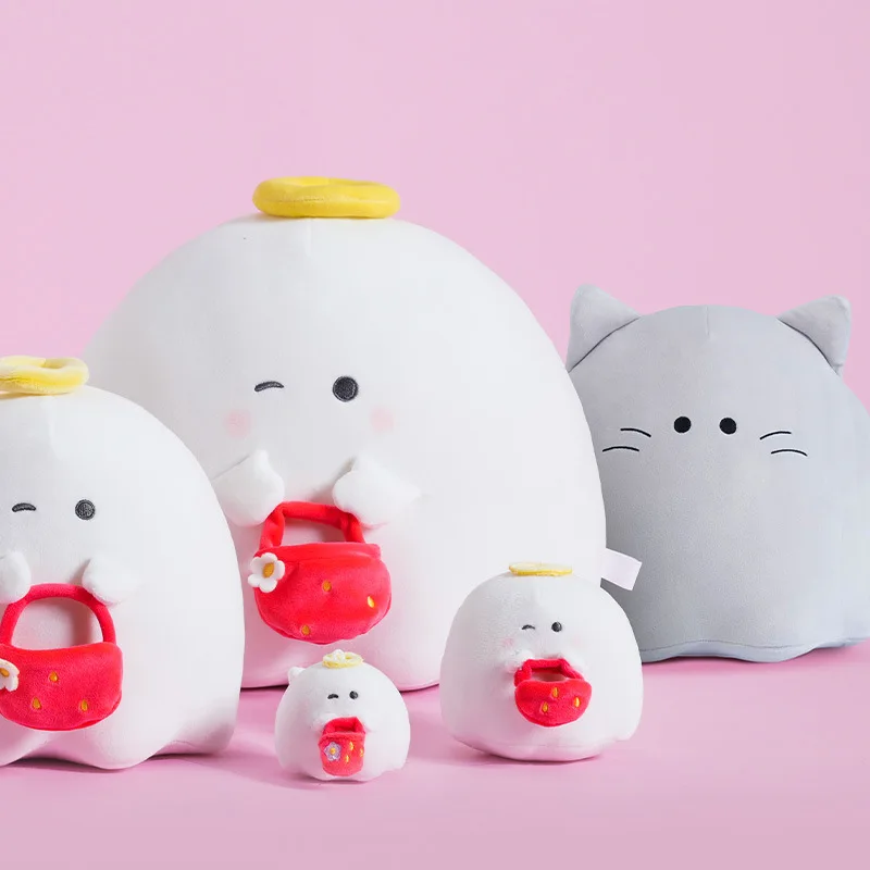 CE/ASTM Soft Angel With Demon Plush Toy Cute Doll Sleeping Pillow Doll Birthday Gift