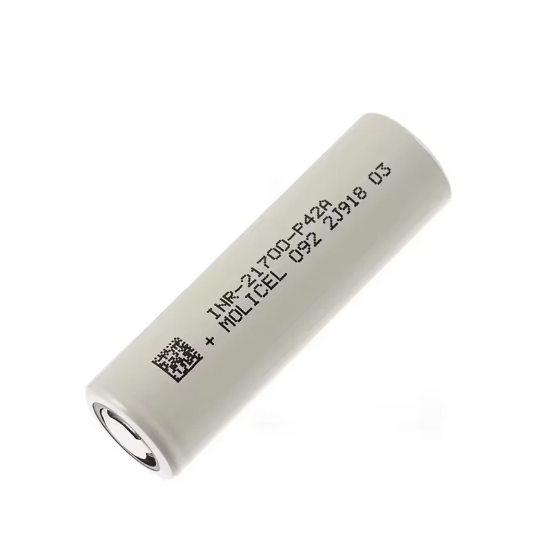 Original Molicel 3.6V 21700 Molicell P42A 4200mAh Max 45A Discharge Support -40 Degree Celsius Low Temperature Discharge