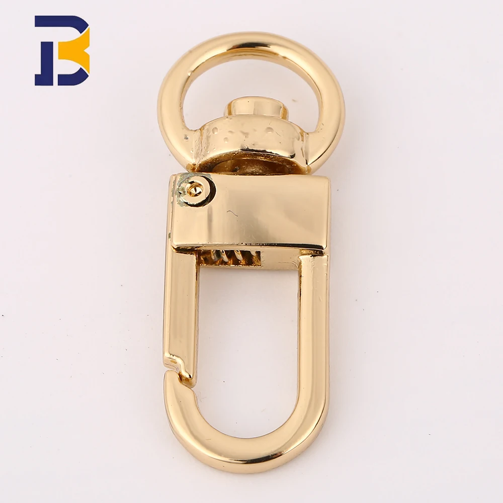 Best-selling high-quality strong rotating brass snap fastener grip mountaineering hook solid brass buckle.