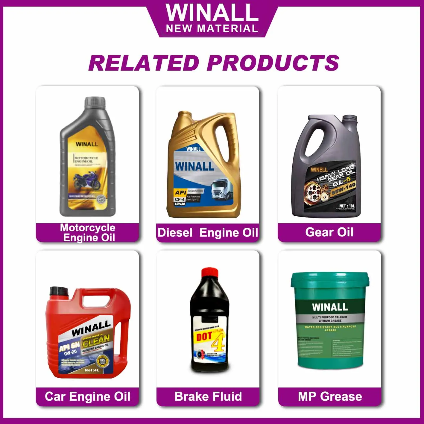 Winall Manufacturing Factory Hot Sale Cheap 68# Forklift Hydraulic Oil Type