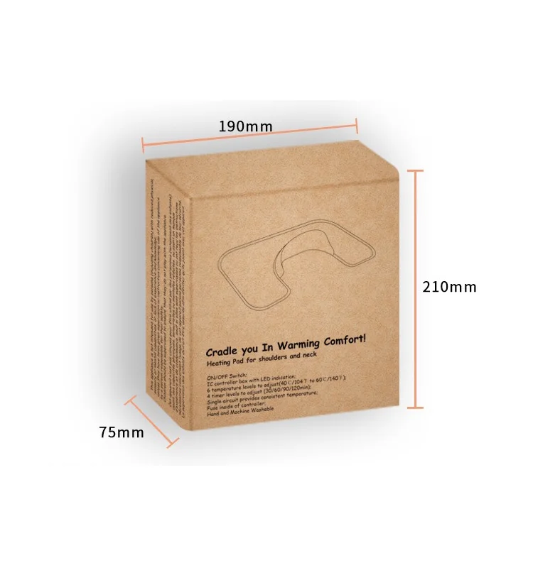 Плечевой и шейный светодиодный индикатор питания переключатель нагревательное одеяло электрическая грелка