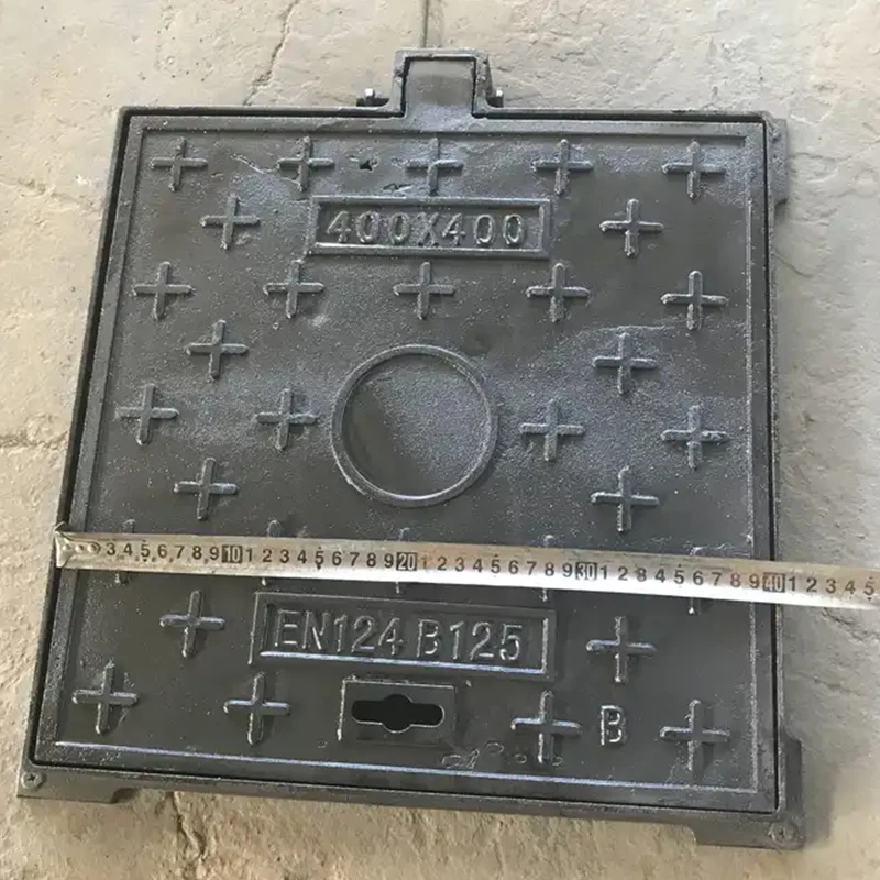 OEM Service En124 D400 Square Round DCI Ductile Iron Water Tank Manhole Cover