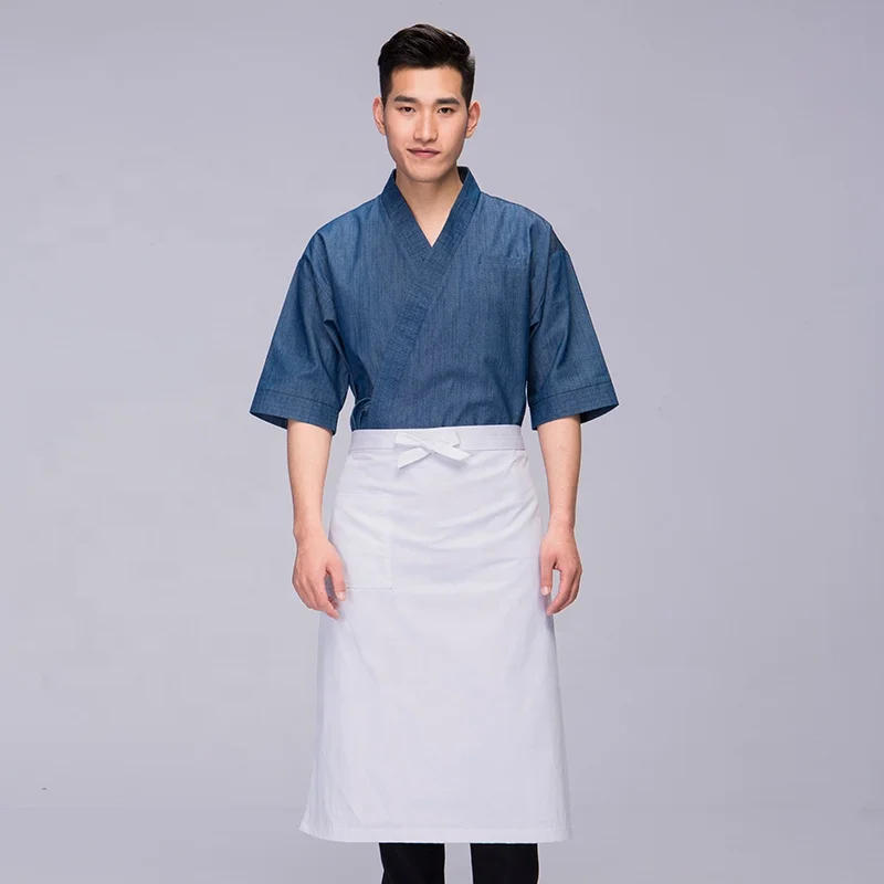 Японские джинсы шеф-повара, японский ресторан, суши, ночная обеденная комната, униформа izakaya для мужчин