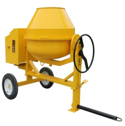 W High Efficiency wheelbarrow 350 400 500 700 Short Mixing Time Portable Concrete Mixer Electric Diesel Gasoline
