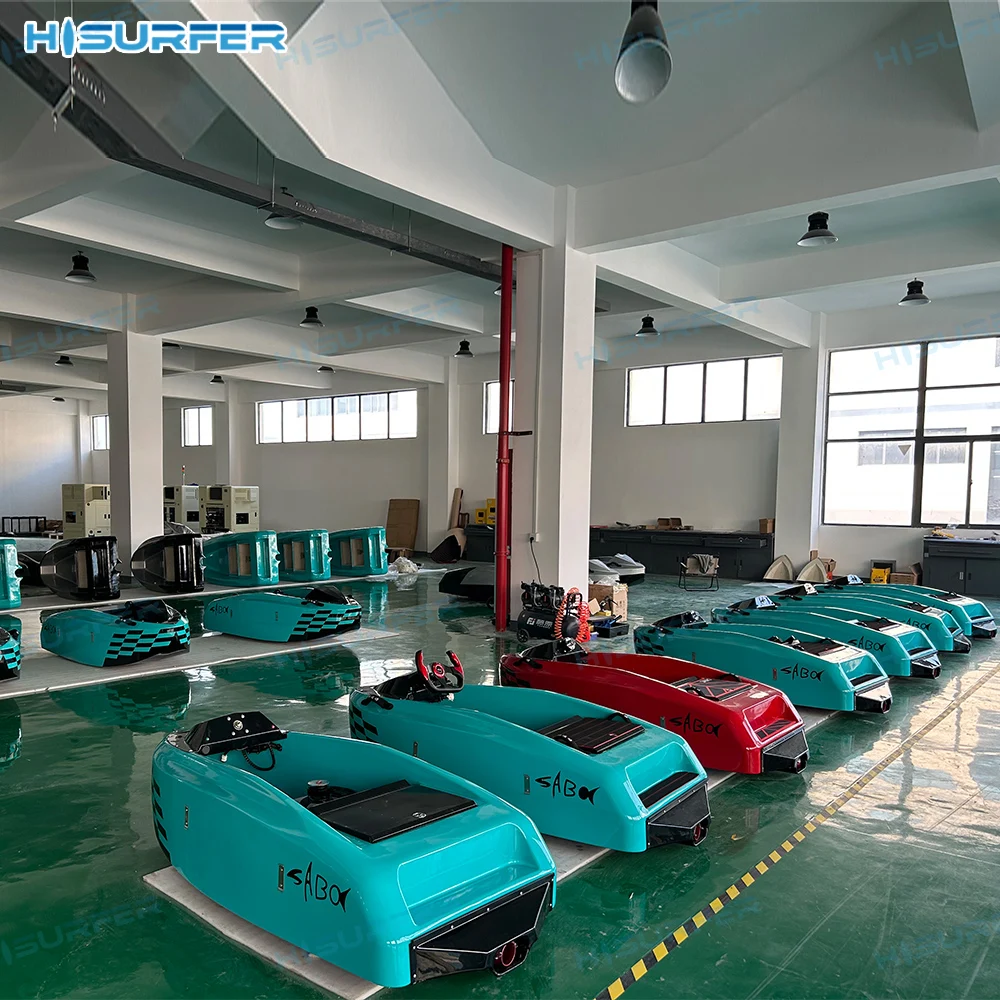 Factory Price Luxury 15KW Mini Electric Jet Boat with Pedals One Seat for Water Sports Fishing Sea Jet Kart Kayak Rowing Boat