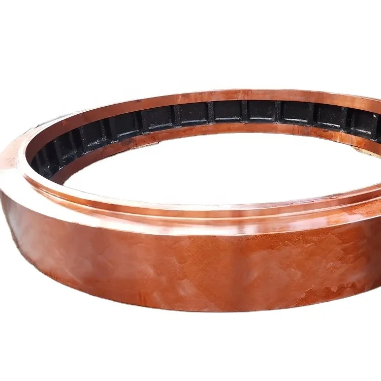 Customized Big Rolling Rotary Kiln Riding Ring Rotary Kiln Wheel Tyre Ball Mill Ring Tyre For Sale