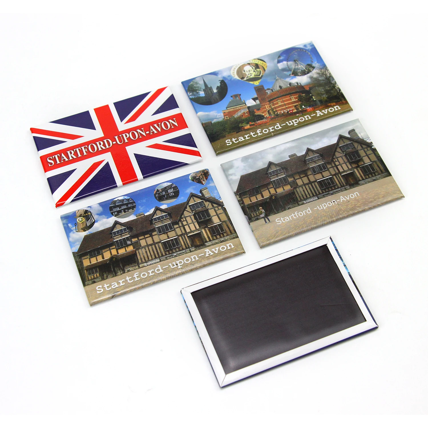 Custom Design 3D Metal Photo Fridge Magnet Tinplate Refrigerator Fridge Magnets Tourist Souvenir Tin Fridge Magnets