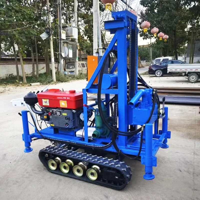 Small mini cheap good working  crawler rilling rig core drilling rig water well drilling-rig in China