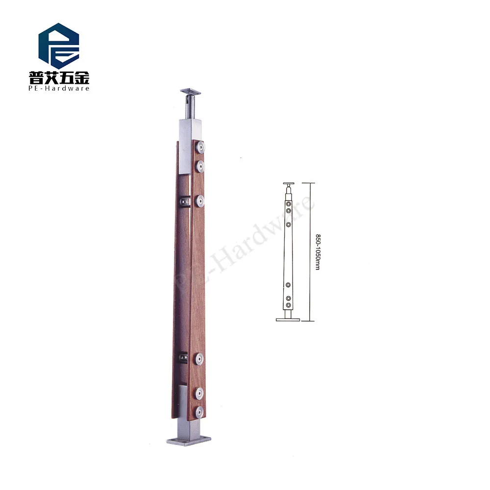 indoor cheap stairs wood baluster design