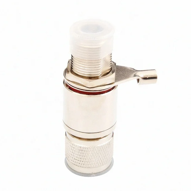 DC-3Ghz/6 ГГц N штыревой в N гнездовой разъемы на перегородке и коммутационных перенапряжений n-типа от перенапряжения переменного тока