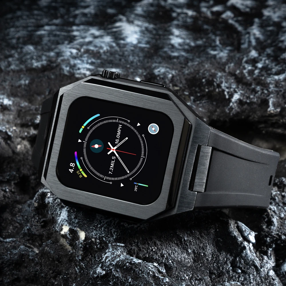 Ремешок силиконовый для Apple Smart Iwatch Series 1/2/3/4/5/6/7, 45 мм