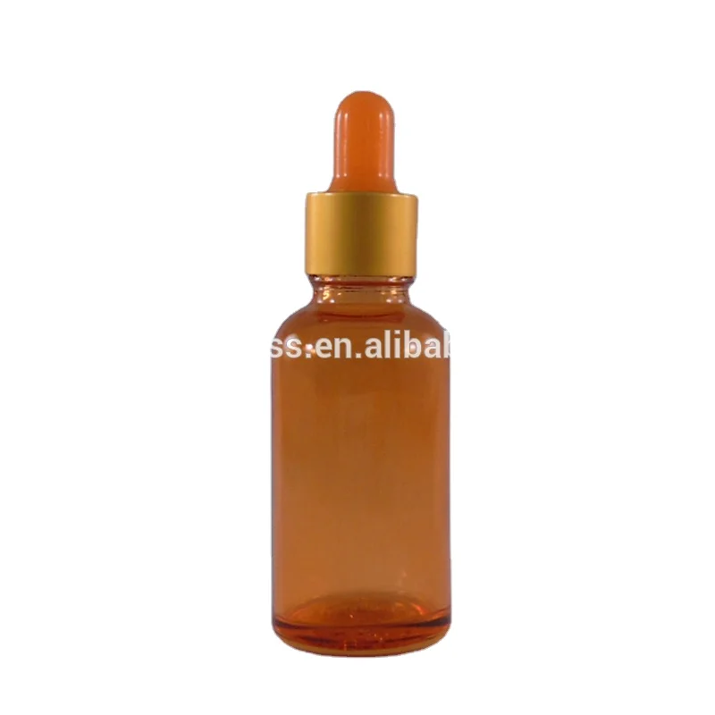 
orange color glass dropper bottle 1oz 30ml orange color essential oil bottle 