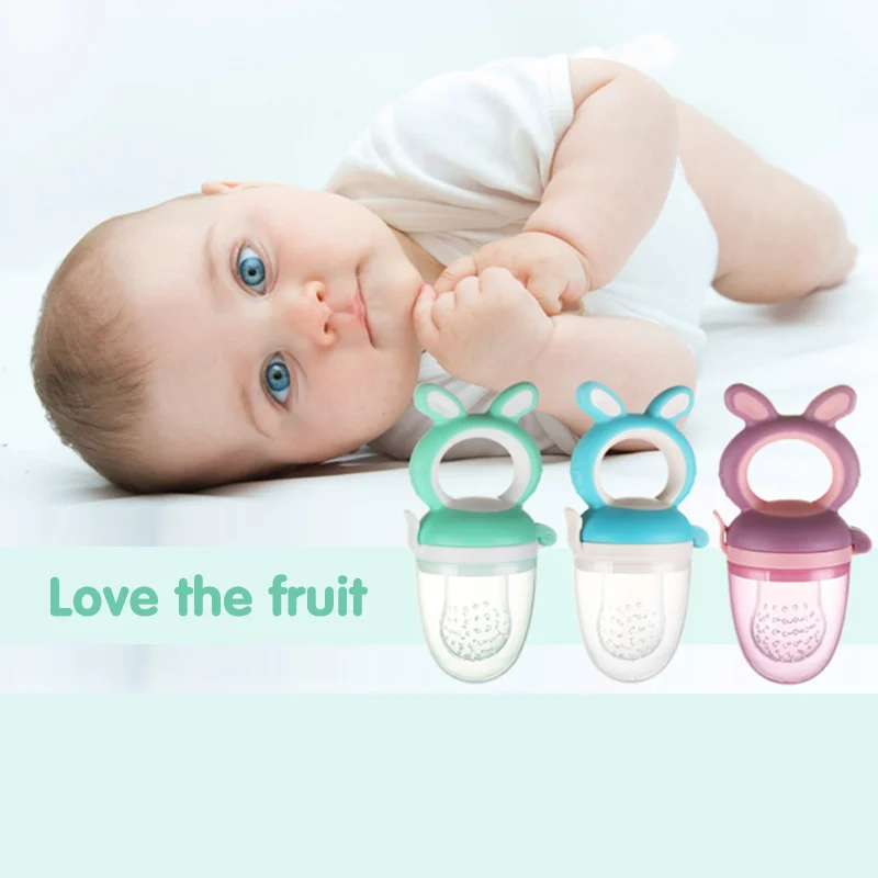 vegetable feeder wholesale chewing fruit bag food graded toddle silicone feeding teether pacifier feeder