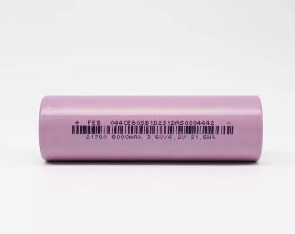 FEB INR21700 6000mah 3.7V cylindrical 21700 lithium Li-ion rechargeable battery