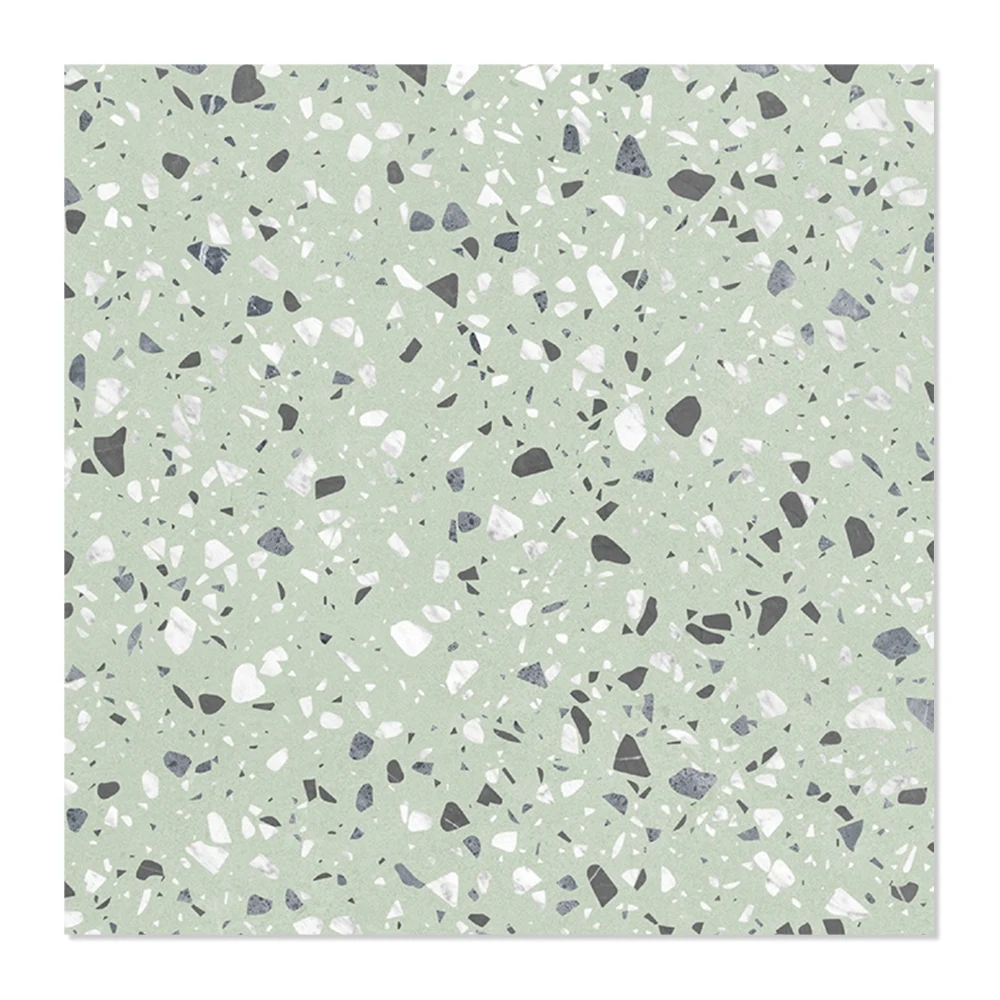 Exploiter New Arrival Square Terrazzo Vinyl flooring Fast Shipping Peel and stick Indoor Decor PVC flooring tiles