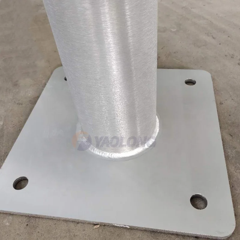 6M 8M 10M 12M Aluminum Alloy/Stainless steel/Galvanized Steel Outdoor Lamp Post Tapered Street Light Pole Road Lamp Pole