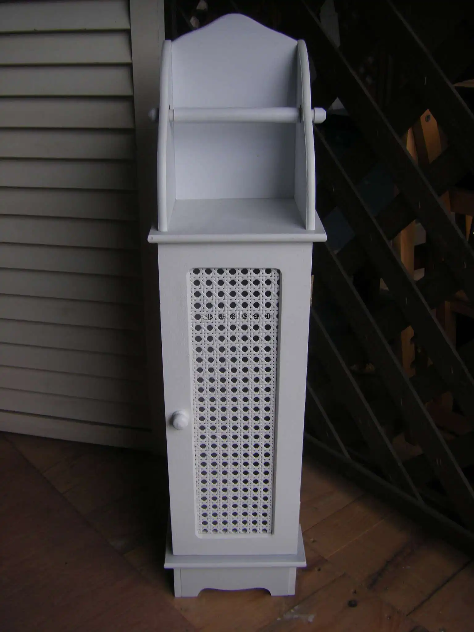 Indoor small furniture MDF Toilet Tissue Stand Wooden Tissue box holder Toilet Storage Cabinet