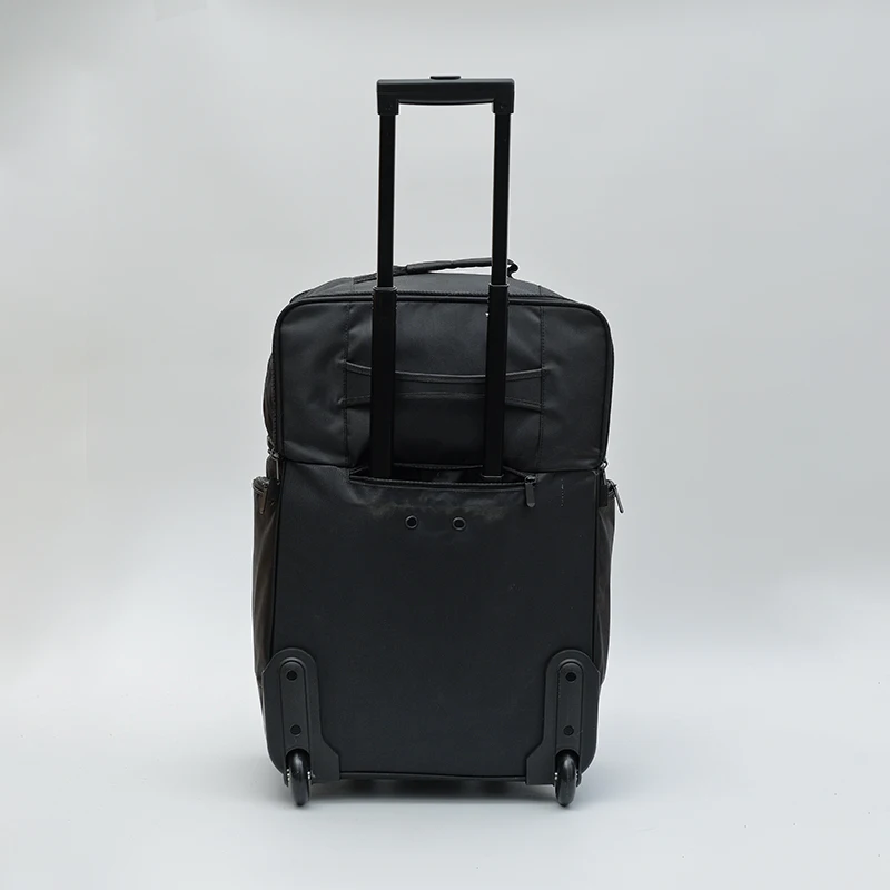 New style printed travel luggage 2 spinner wheels suitcase carry-on set luggage travel bags