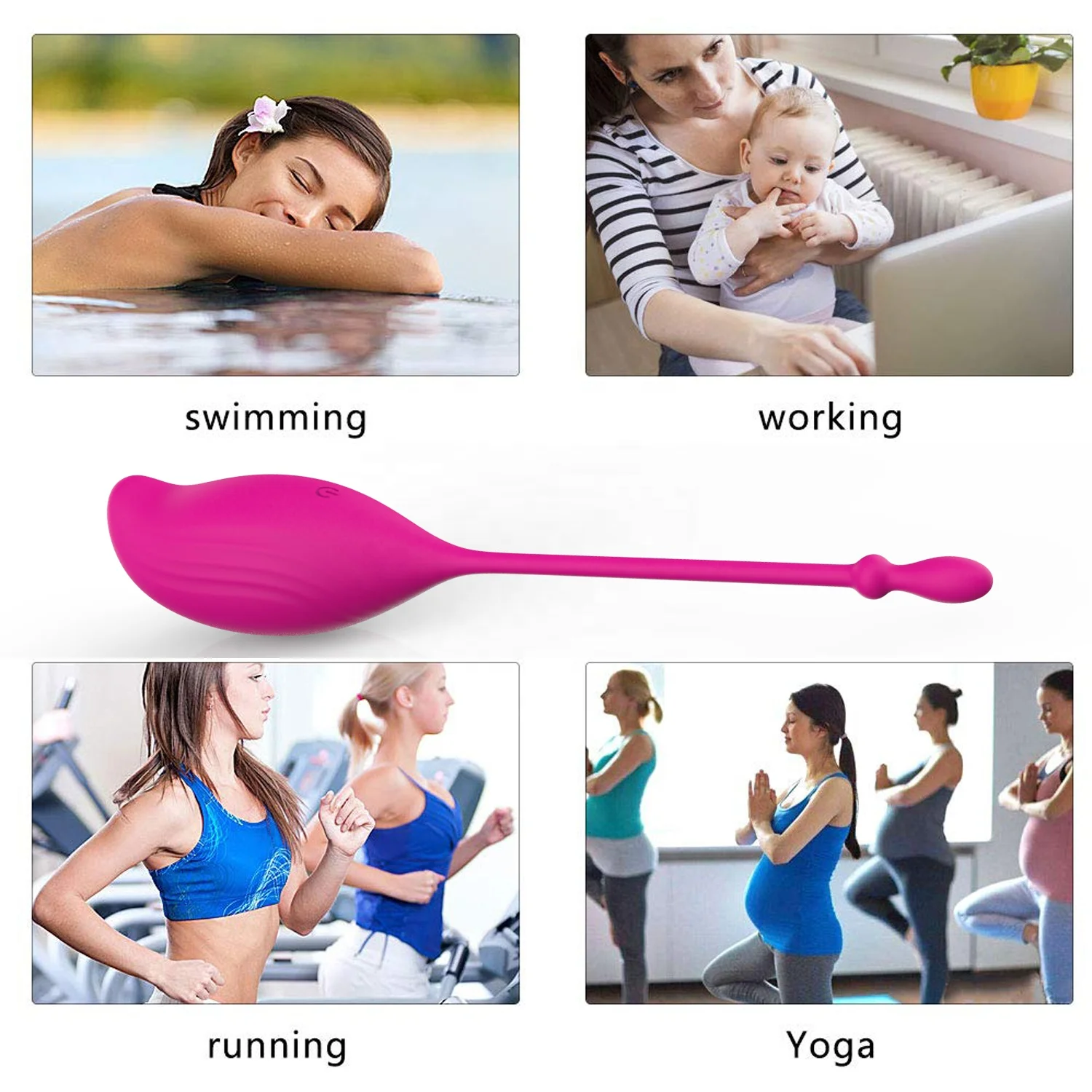 Yetrun 10 Speeds  Waterproof USB Rechargeable Wireless Remote Control Vibration Mini Anal Jump Love Eggs Vibrator