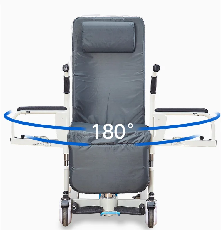 Multifunctional Lift Hydraulic Lifting Bed Nursing Transfer Wheelchair For Elderly