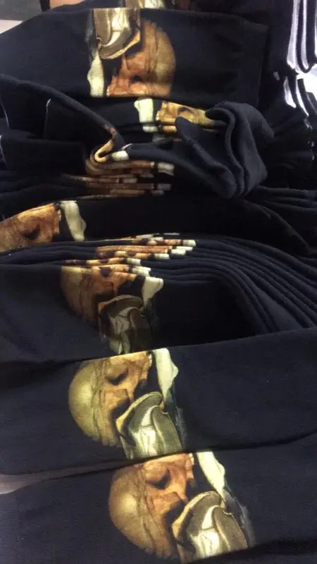 All over combed cotton photo print sublimation 360 custom print socks oem