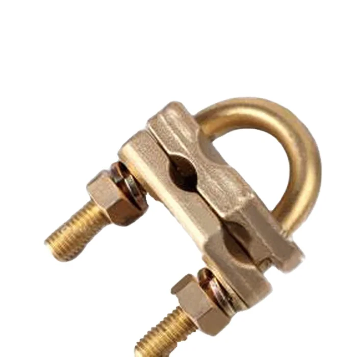 Electrical Material Grounding Clamp Brass Rod Clamp Earthing Clamp