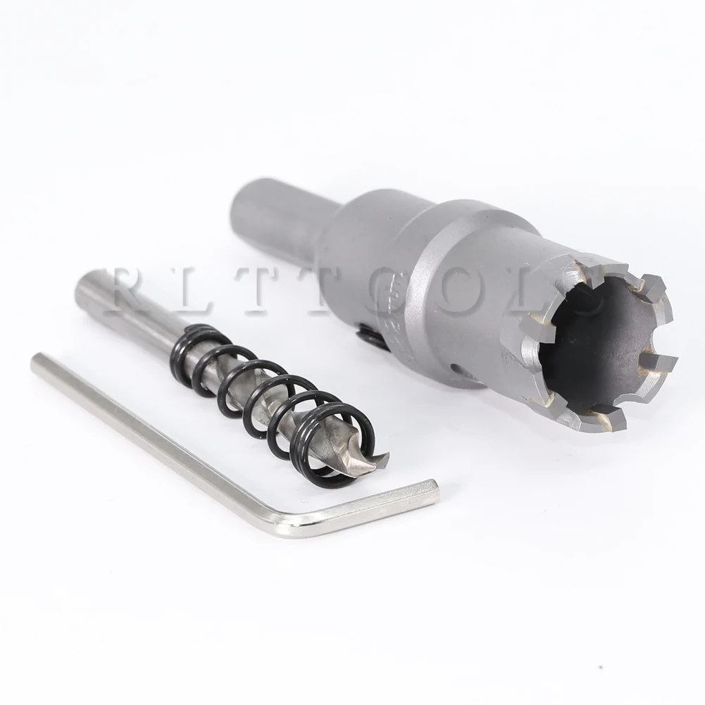 TCT Hole Saw Drill Bit Alloy Carbide Cobalt Steel Cutter Stainless Steel Plate Iron Metal Cutting Kit