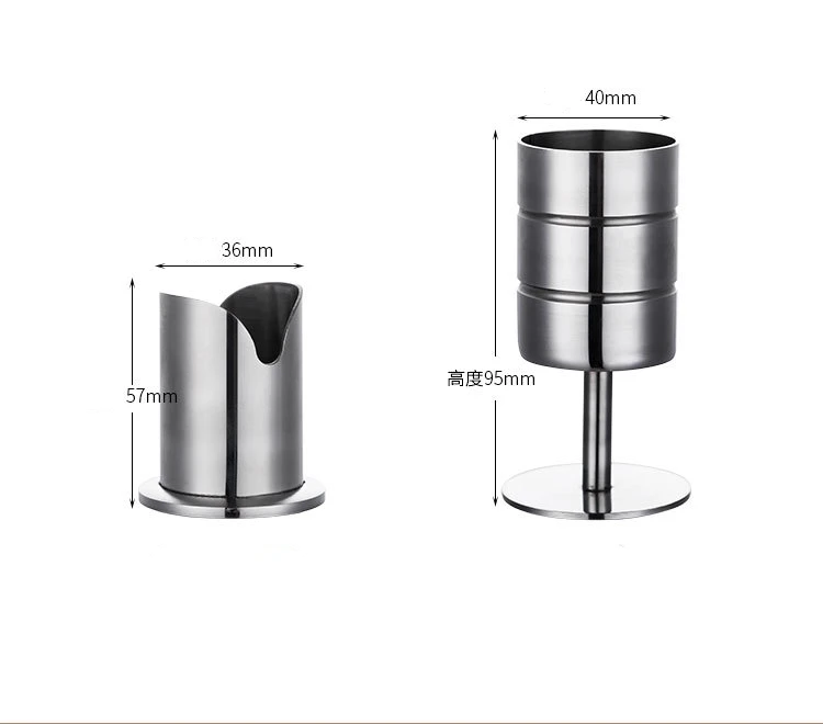 Stainless Steel 304 Restaurant Tooth Pick Storage Box Restaurant Hotel Countertop Toothpick Holders
