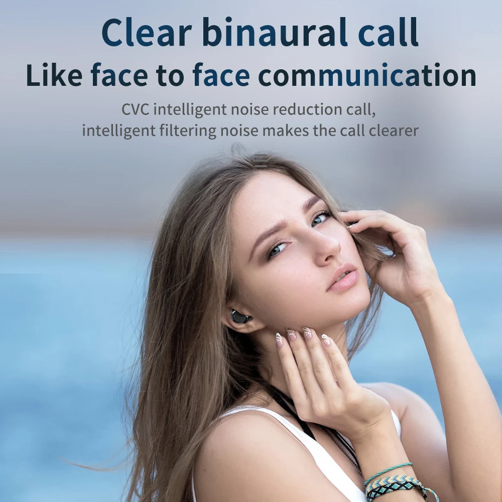 M7S TWS True Headphones Stereo Earbuds Earphone Wireless Tws For iPhone 11