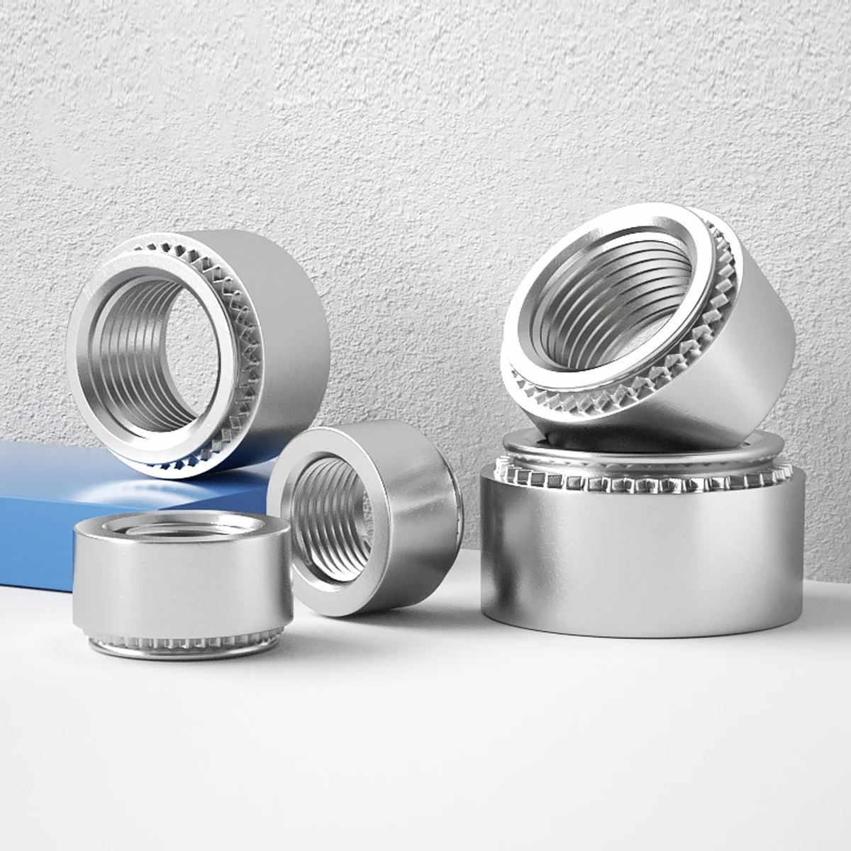 Stainless Steel 304 Self-Clinching Nut Zinc Plated Hex Nut Locking Rivets CLS-M5 Press Insert Fasteners