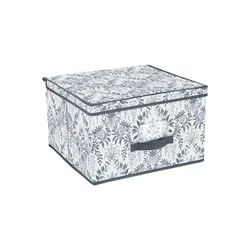 Jumbo Size Foldable  Printed Fabric Stackable Toy Storage  Box