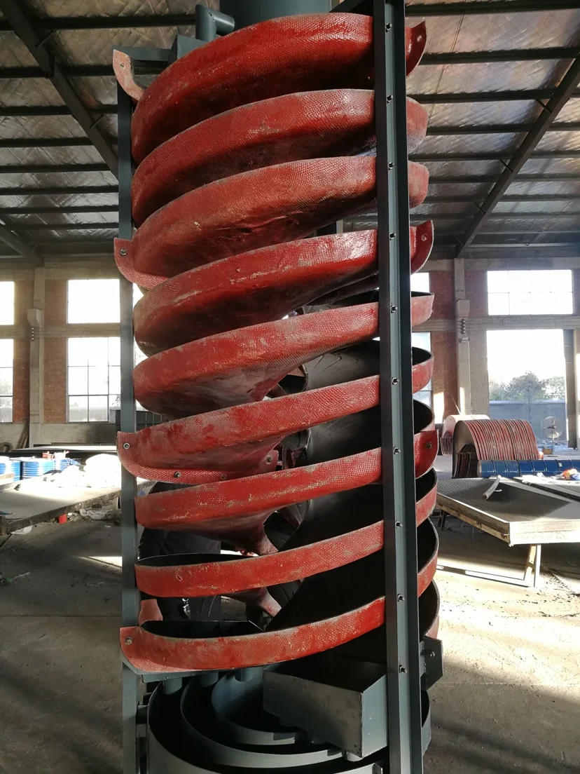 Mineral Processing Gold Concentrator Wet Spiral Chute Humphrey Spiral Separator