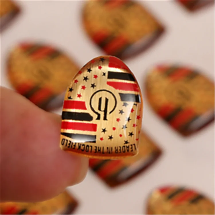 Custom Make Epoxy Resin Clear Epoxy Sticker, 3D Dome Custom Flag 3D Sticker Doming Machine