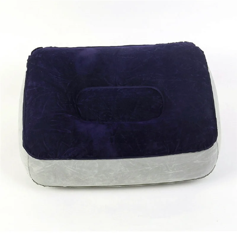 Travel Footrest Plane Train Kids Bed Foot Rest Inflatable Travel Foot Rest Pillow Kids Airplane Bed Adjustable Height Leg Pillow