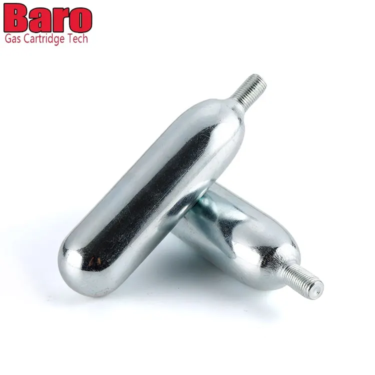 High Quality Tire Air Refill Plain Neck 38g CO2 Cartridge Gas Bottle 38g CO2 Gas Cylinder