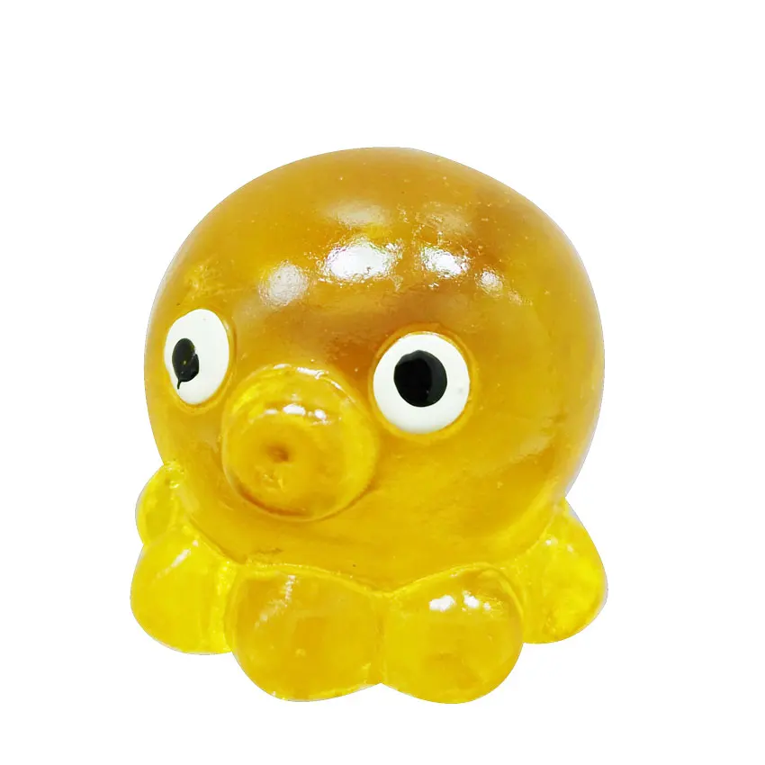 hot sale Small TPR ocean animal  Soft sticky lovely  baby octopus  toy