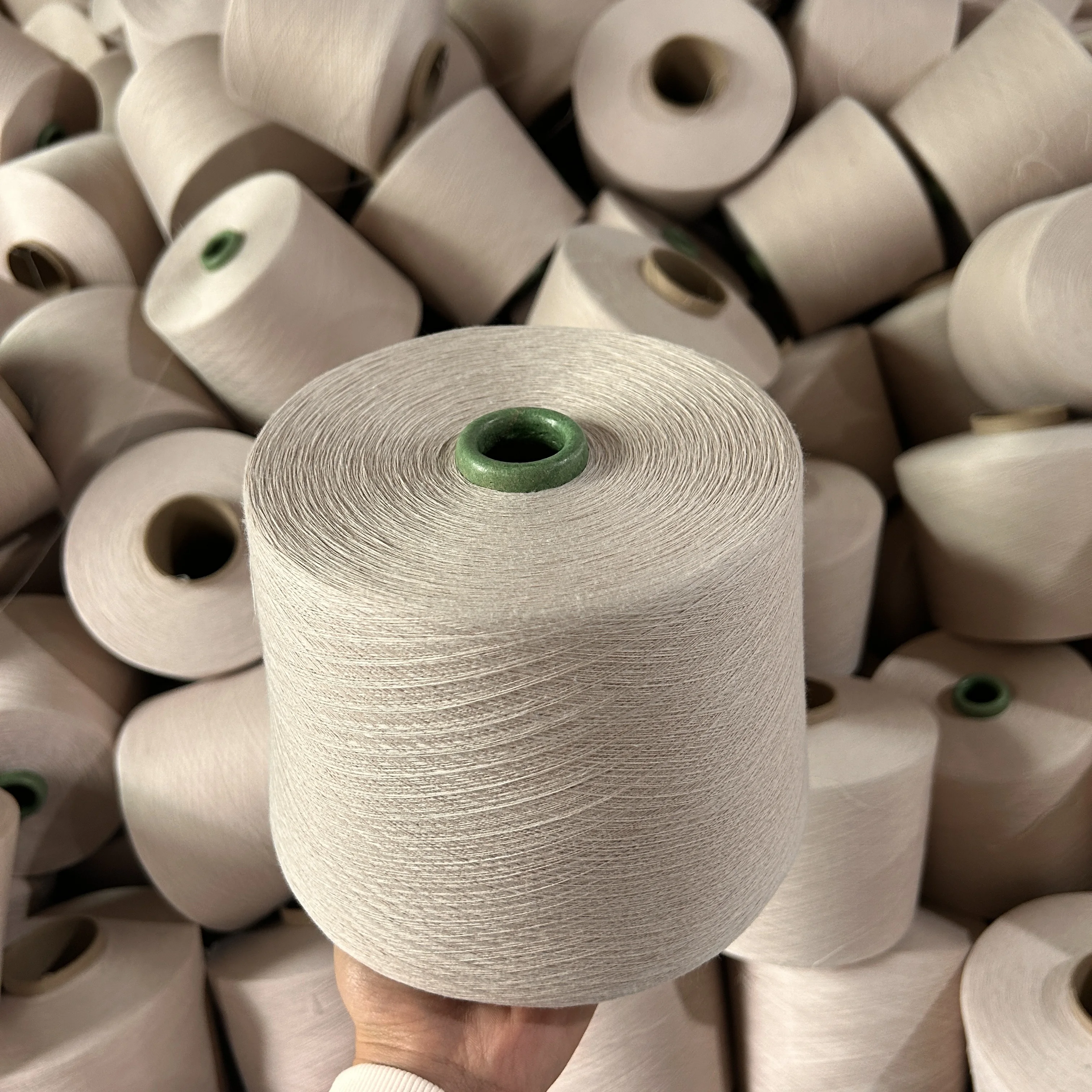 100% Virgin Polyester Yarn 32s Genre Durable and High Quality ring spun yarn