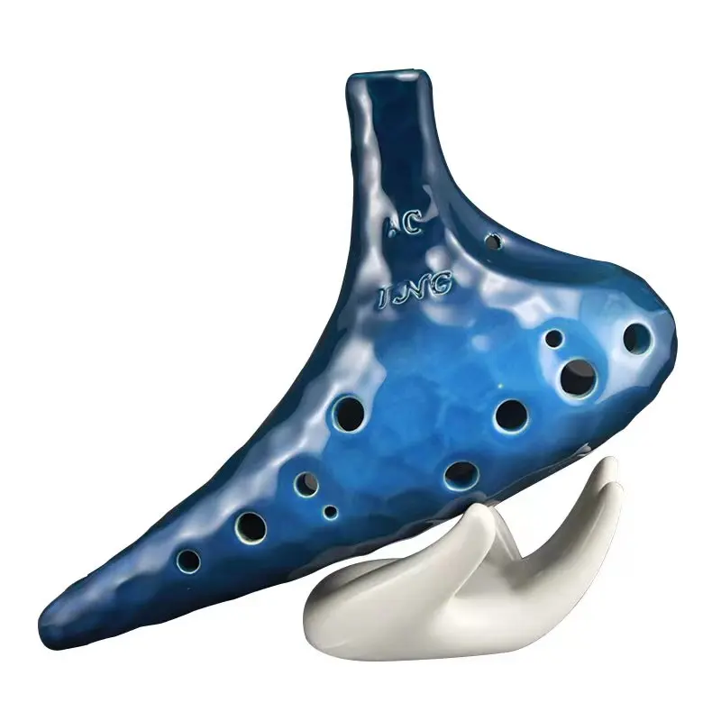 Wholesale 12-Hole Ocarina Handmade Musical Instrument for Recording