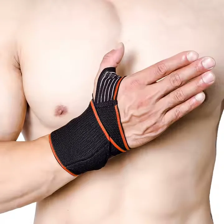 LEHE 2024 Hot Selling Gym Wrist Straps Adjustable Fitness Training Wrist Straps For Men