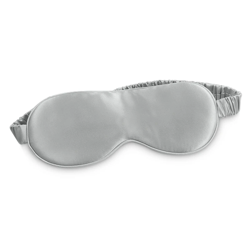 Cheap Price Smooth Weighted Hair Protective Silk Satin Eye Mask Skin-Friendly Collagen Relaxing Fluffy Sleeping Eyemask