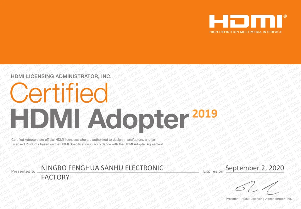 Hot Sale Factory 2.0 Version High quality Gold Plated OEM 1 M OFC 4K/8K HDMI cable