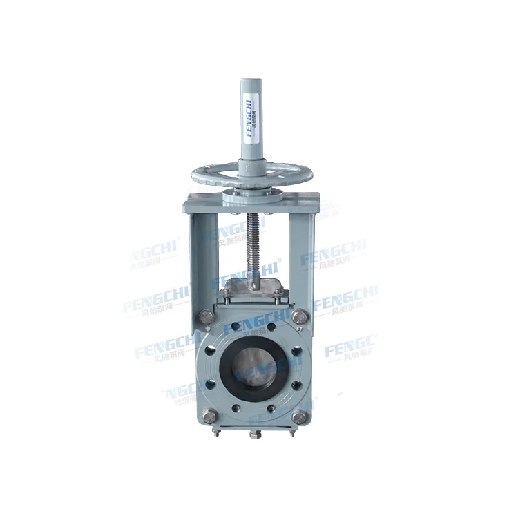 
Manual pulp lined rubber knife gate valve 
