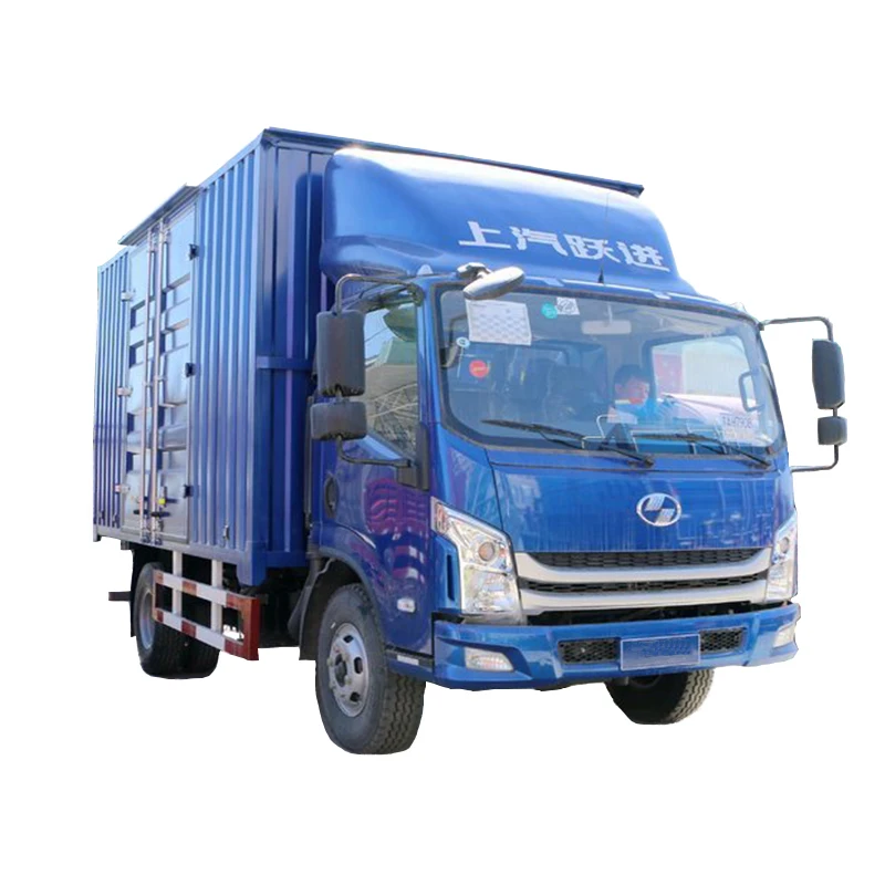 Shanghai Yuejin surpasses c300-33 4x2 125hp 4.105m used single row van light truck