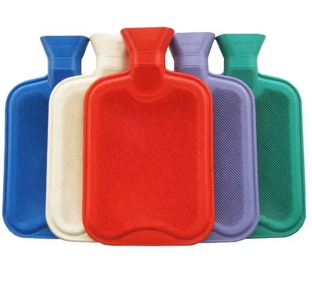 500ml, 1L, 2L Pain Relief from Headaches, Cramps, Arthritis, Back Pain, Hot and Cold Therapy Rubber Hot Water Bottle Bag