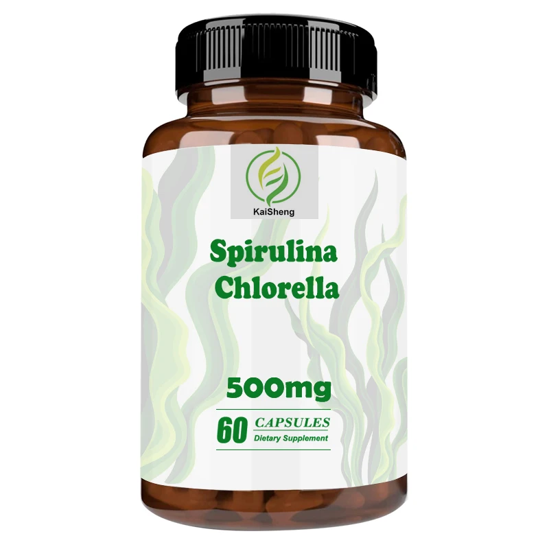 OEM ODM Private Label Chlorella Green Spirulina капсулы