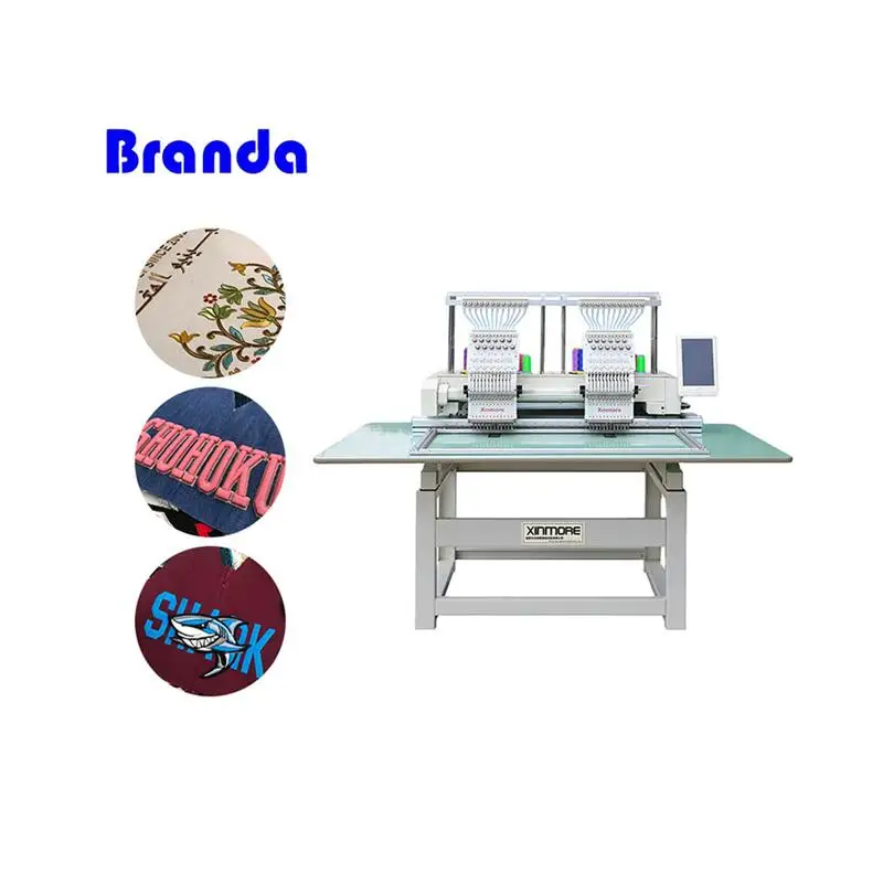 Easy to Operate Automatic Digital Bead Embroidery Machine 6 Head Cap Computer Embroidery Machine Price