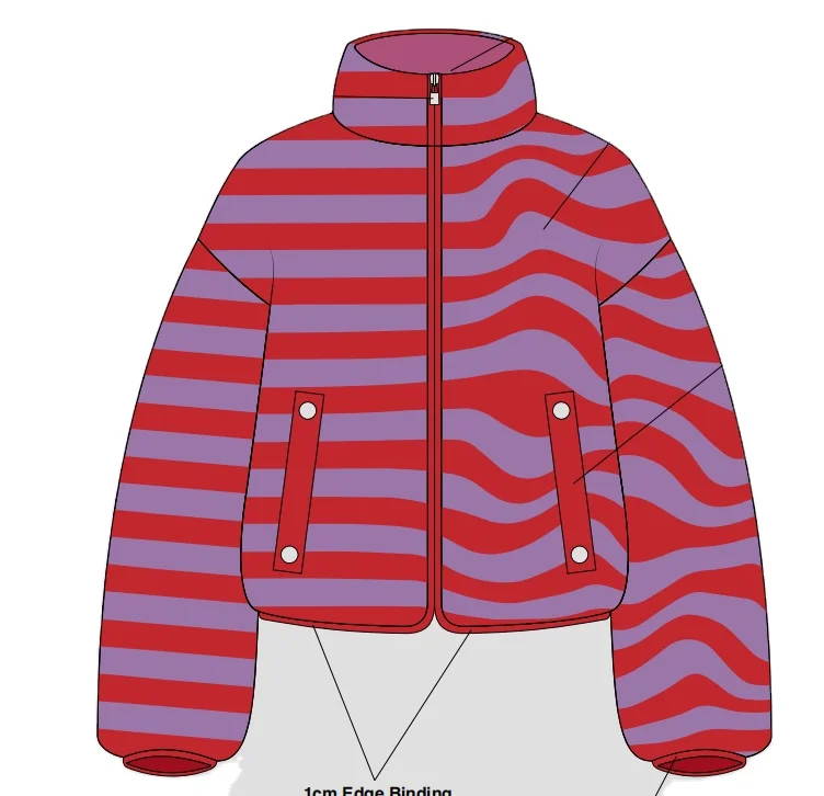 M.K Long sleeve jacquard wool jacket